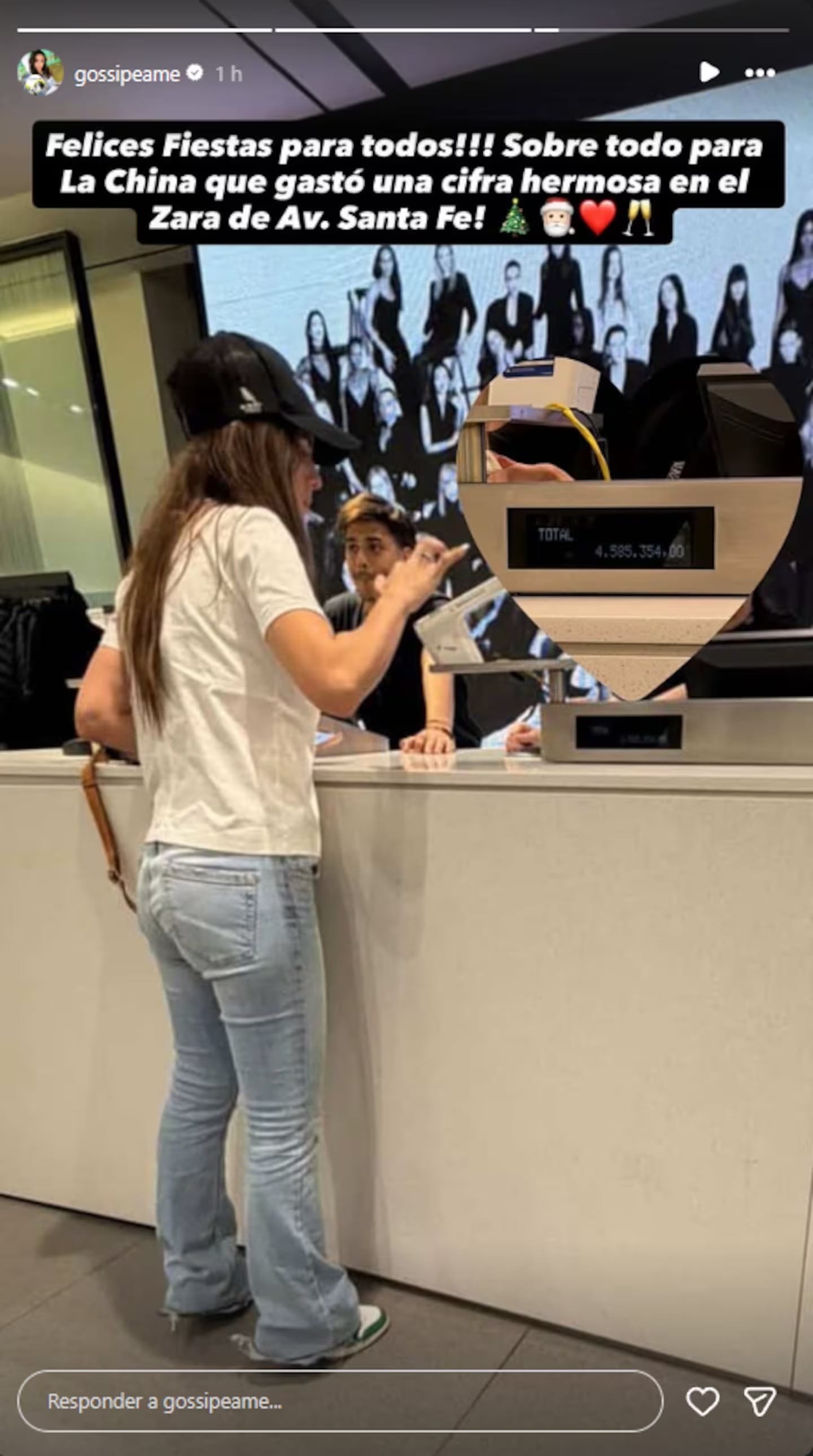 De compras en Argentina.