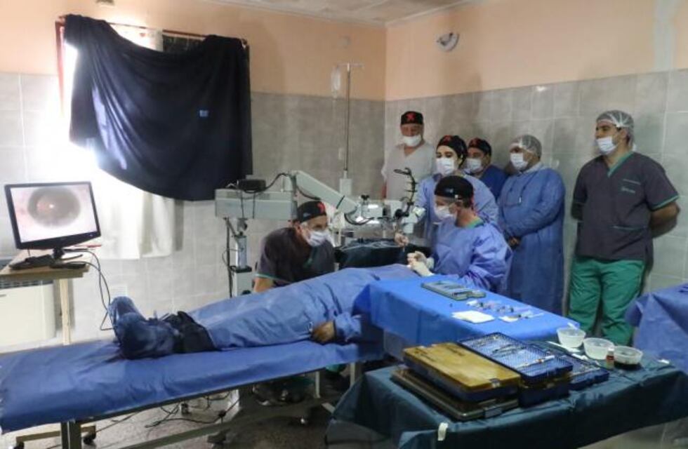 55 cirugías realizadas durante un importante operativo oftalmológico en Amaicha del Valle