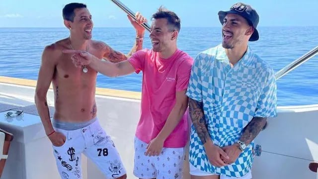 Di María, Lo Celso y Paredes descansan en Ibiza