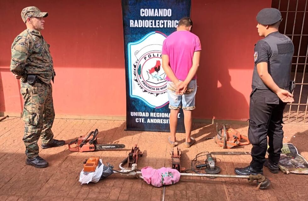 Comandante Andresito: detienen a un empleado que sustrajo herramientas