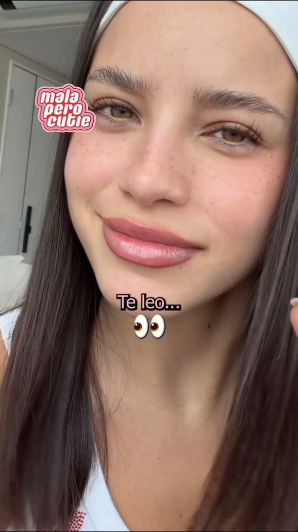 La famosa causó revuelo en las redes.