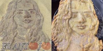 Un restaurante preparó una milanesa personalizada con el rostro de su clienta y la reacción fue insólita.