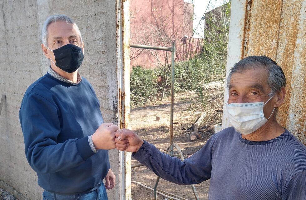 San Antonio de Arredondo: reconstruyen la casa de un vecino que fue arrasada por el fuego en junio