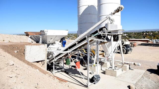 Avanzan las obras de la planta cloacal en Bialet Massé.