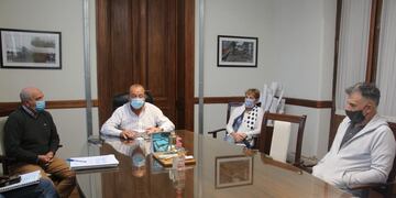 Sánchez recibió a organizadores de eventos