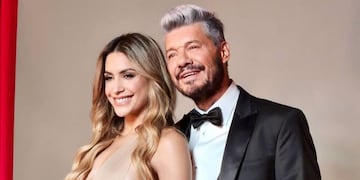Marcelo Tinelli y Milett Figueroa en la fiesta de los 30 años de Revista Caras. (Revista Caras/Instagram Marcelo Tinelli)