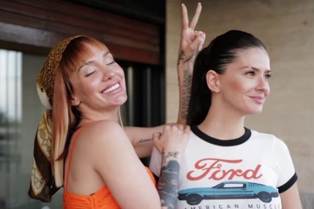La Joaqui y "la China" Suárez, cuando eran amigas. (Foto: Instagram)
