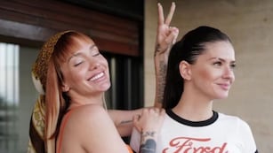 La Joaqui y "la China" Suárez, cuando eran amigas. (Foto: Instagram)