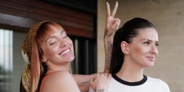 La Joaqui y "la China" Suárez, cuando eran amigas. (Foto: Instagram)