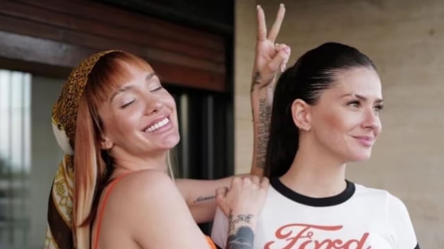 La Joaqui y "la China" Suárez, cuando eran amigas. (Foto: Instagram)