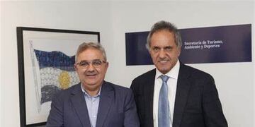 Jalil se reunió con Scioli.