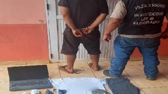 Arrestaron a un hombre y recuperaron objetos robados.