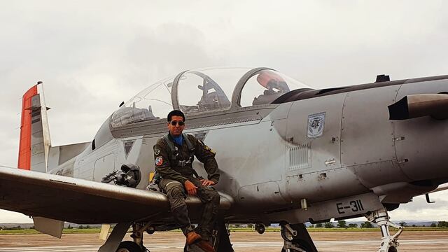 Hernán, el piloto mendocino que usa "Tomba" como nombre clave para volar.