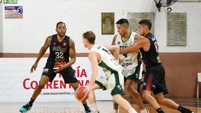 Federico Mariani y Fabián Jaimes, en otra derrota de Atenas (Federico Levita / Prensa San Martín).