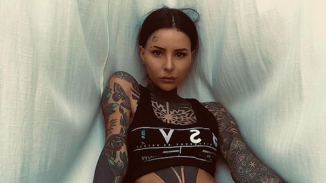 Cande Tinelli también tiene su cara tatuada.