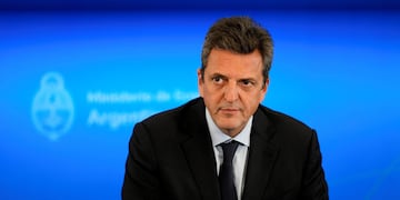 Sergio Massa recibió a la CGT este lunes.