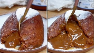 Cómo hacer volcán de dulce de leche con tres ingredientes: la receta en 4 pasos