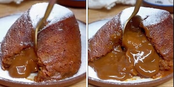 Cómo hacer volcán de dulce de leche con tres ingredientes: la receta en 4 pasos
