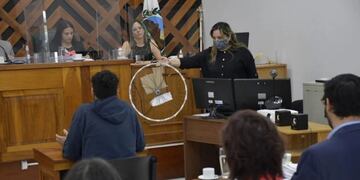 Llanta homicida en el juicio por Matias Auderut