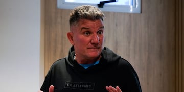 Luis Fabián Artime, presidente de Belgrano. Un juvenil Celeste emigra a Europa (La Voz).