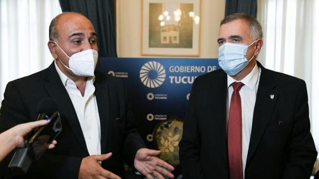 Manzur se reunió con Jaldo en Casa de Gobierno.