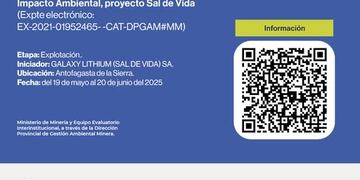 Se habilita la participación ciudadana para el proyecto litífero Sal de Vida.