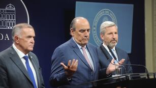 Francos, con Jaldo y Frigerio