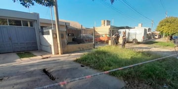 El ciclista fue baleado en Córdoba, en barrio Los Álamos. (Foto gentileza El Doce.tv)