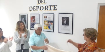 Miguel Lazarte ya forma parte del Paseo del Deporte de Tres Arroyos