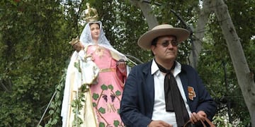 Un carro con la Virgen de la Carrodilla recorrerá hasta el sábado las calles del departamento. Una manera de celebrar todos los sancarlinos la Bendición de los Frutos. Gentileza