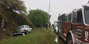 El siniestro se produjo en el momento más álgido de la tormenta.