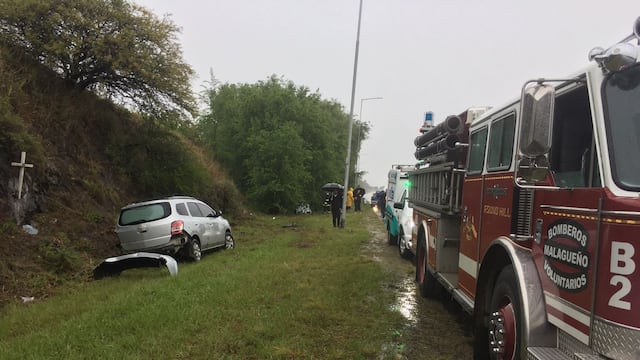 El siniestro se produjo en el momento más álgido de la tormenta.