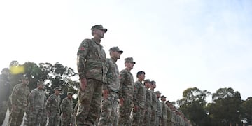 Despidieron al contingente que se desplegará hacia Chipre