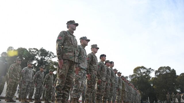Despidieron al contingente que se desplegará hacia Chipre