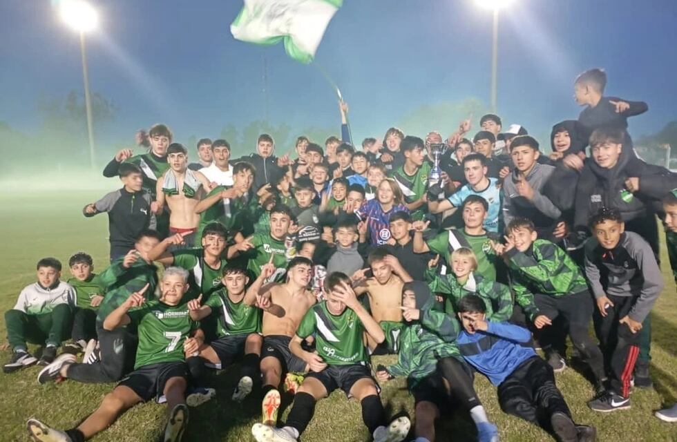 Las inferiores del Cultural de Arroyito ganó la Copa de Oro en el Apertura de la Zona Oeste