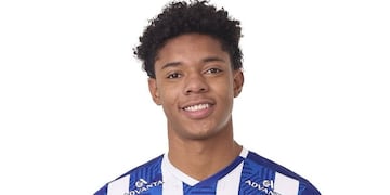 Gian Franco Padilla, de 18 años, llega de Leones FC, un club formativo de Ecuador (Gentileza).