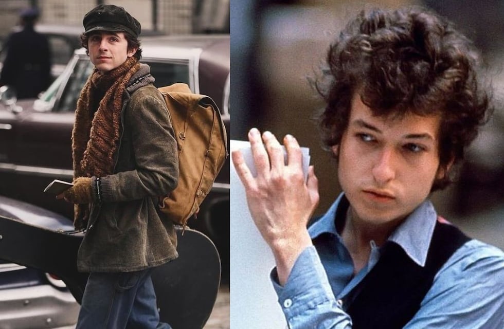 Timothée Chalamet como Bob Dylan: las primeras imágenes de la película biográfica A complete unknown