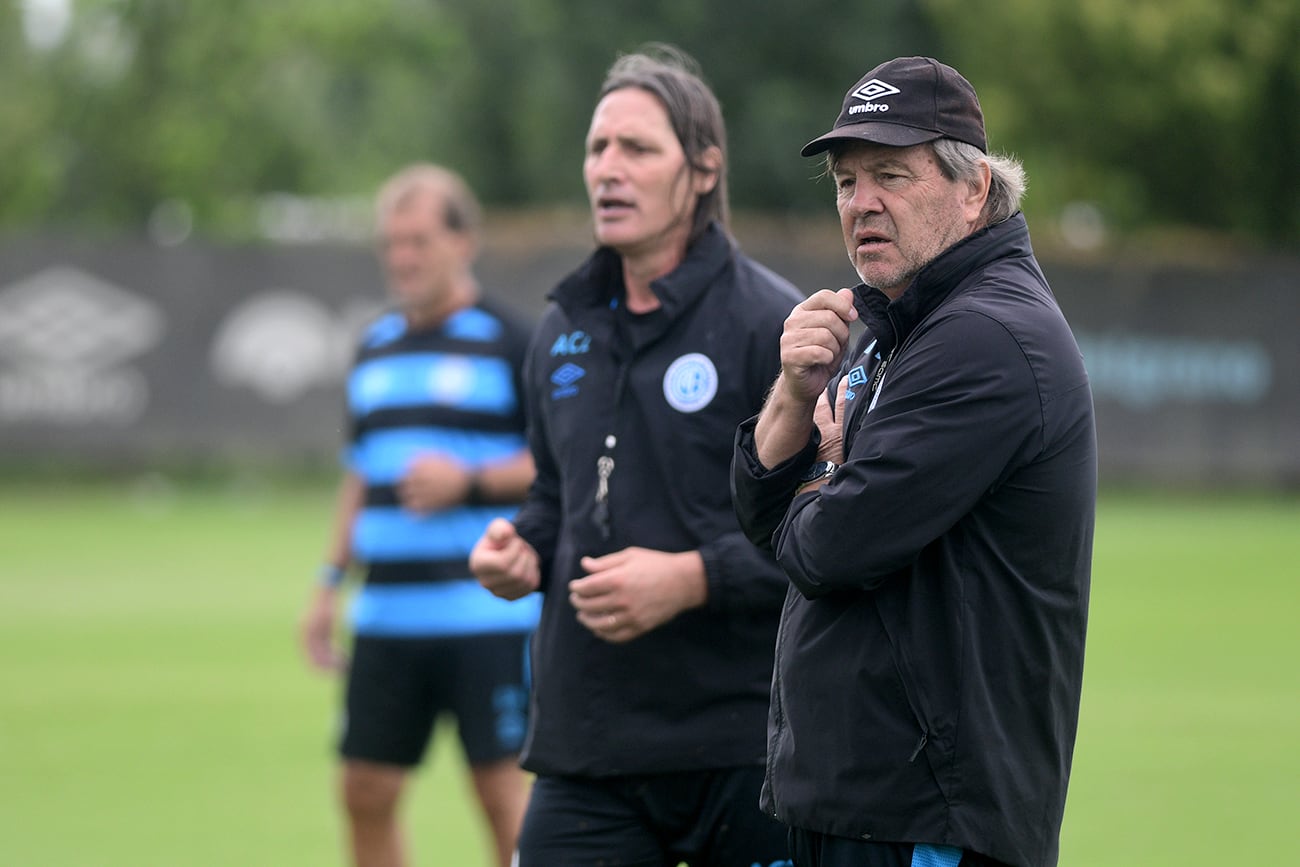 Entrenamiento de Belgrano en el predio de Villa Esquiú. (Ramiro Pereyra / La Voz)