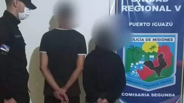 Una pareja detenida por el robo de dinero en Puerto Iguazú.