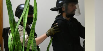 Pablo Laurta ingresa a prestar declaración indagatoria en Tribunales II, Córdoba. (Ramiro Pereyra / La Voz)