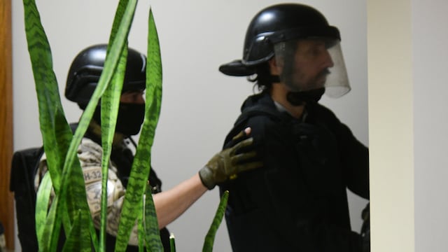 Pablo Laurta ingresa a prestar declaración indagatoria en Tribunales II, Córdoba. (Ramiro Pereyra / La Voz)