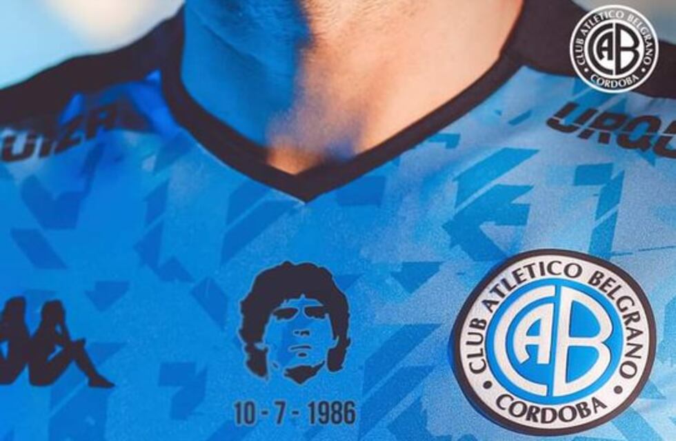 El tributo a Diego Maradona en la camiseta de Belgrano