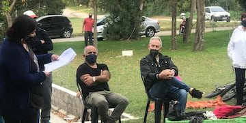 Vecinos autoconvocados de San Antonio de Arredondo en contra del accionar Municipal.