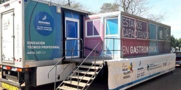 Saquearon un aula móvil en Eldorado.