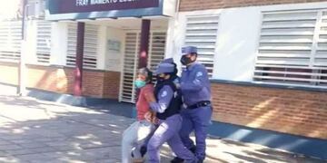 La concejala fue detenida por varias horas (Gentileza equipo de Gabriela Neme)