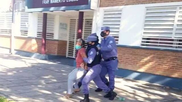 La concejala fue detenida por varias horas (Gentileza equipo de Gabriela Neme)