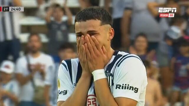 La emoción de Ramón Sosa tras el gol.