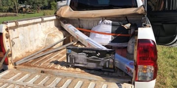 San Pedro: secuestraron un vehículo de Energía de Misiones con contrabando