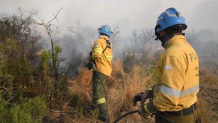 Incendios: hubo reinicios en Punilla y continúa el combate contra el fuego en Chancaní. (Gobierno de Córdoba)