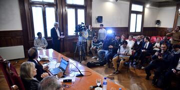 La Justicia Electoral de Córdoba anuncia los resultados del escrutinio definitivo. (Pedro Castillo / La Voz)